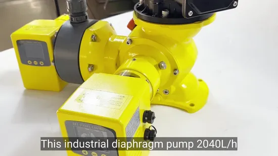 Electric Diaphragm Pump Chemical Industry Dosing Pump