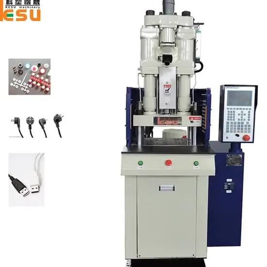 Triple Positioning System Rotary Table Vertical Injection Molding Machine 